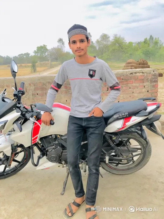 Young Man Meets Bollywood Actor in Rural Setting – AI Generated Video | Hailuo AI