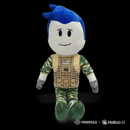 Plush Toy Swims Steadily in Clear Blue Water – AI Generated Video | Hailuo AI