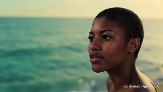 Couple's Intimate Moment by the Sea – AI Generated Video | Hailuo AI