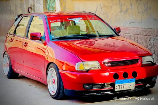 Red Hatchback Transforms with Air Suspension – AI Generated Video | Hailuo AI