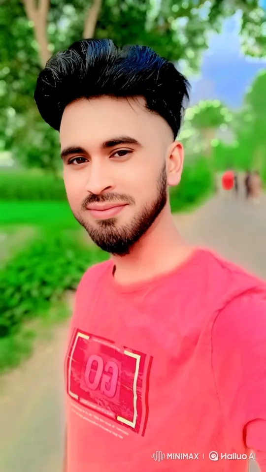 Young Man Strolls Down Path in Gentle Tracking Shot – AI Generated Video | Hailuo AI