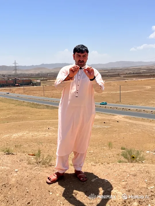 South Asian Man Rides Majestic Horse on Arid Hill – AI Generated Video | Hailuo AI