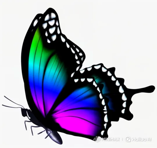 Mesmerizing Butterfly Display in Vibrant Colors – AI Generated Video | Hailuo AI