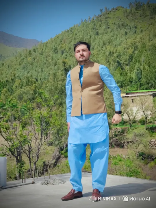 Golden Hour Intimacy: Couple Shares Tranquil Moment on Mountain Terrace – AI Generated Video | Hailuo AI
