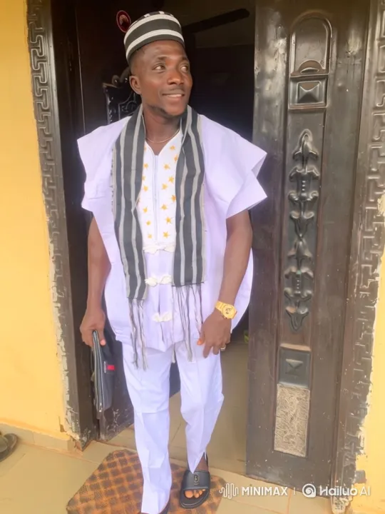 Man in Traditional Attire Boards Plane After Sedan Ride – AI Generated Video | Hailuo AI