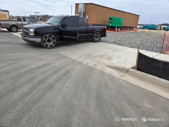 Custom Black Pickup Truck Air Suspension Lowering – AI Generated Video | Hailuo AI