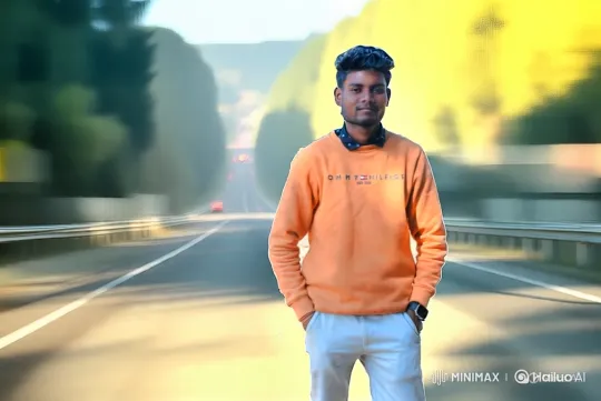 Young Man Commands Luxury Rolls-Royce in Sunny Setting – AI Generated Video | Hailuo AI