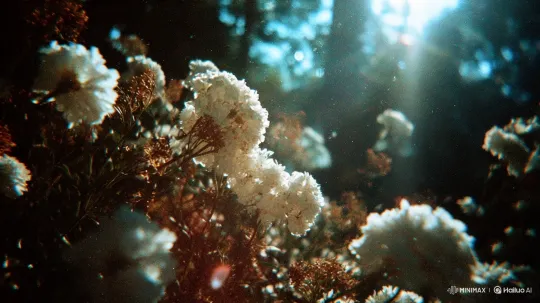 Butterfly Landing on Swaying Flowers in Golden Light – AI Generated Video | Hailuo AI