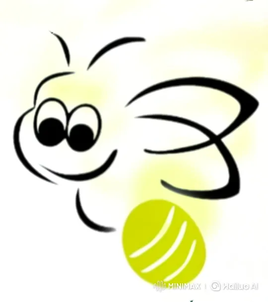 Friendly Firefly Greets Viewers from Whimsical Grass Home – AI Generated Video | Hailuo AI