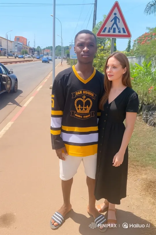 Young Man Drives Away in Luxury SUV Leaving Woman Behind – AI Generated Video | Hailuo AI