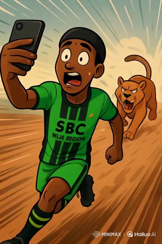 Lion Pursues Prey in Savannah Chase – AI Generated Video | Hailuo AI