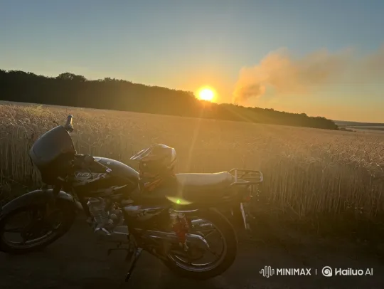 Journey from Motorcycle to Earth from Space – AI Generated Video | Hailuo AI