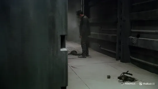 Misha Investigates Abandoned Corridor with Cyber-eye – AI Generated Video | Hailuo AI