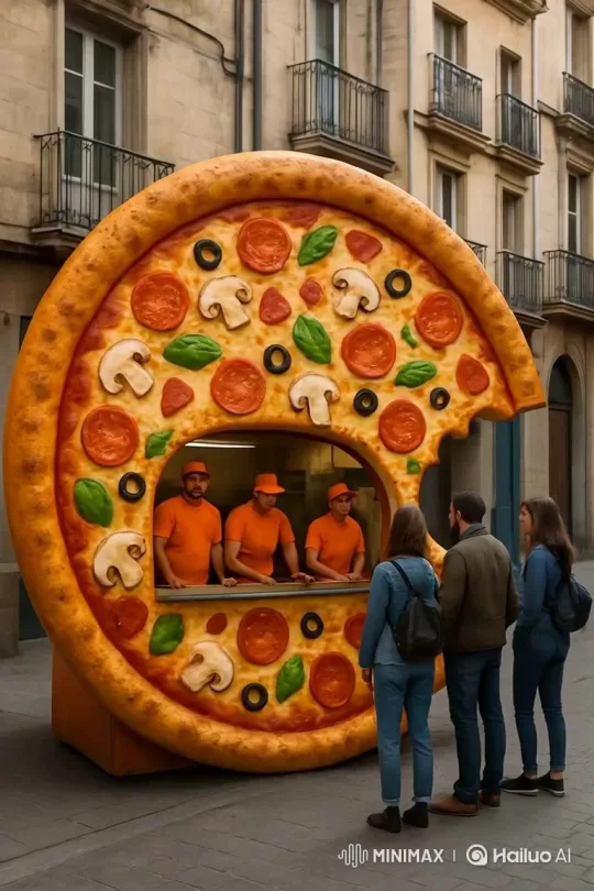 Variety of Foods: Pizza, Applesauce, Rice, Parmesan – AI Generated Video | Hailuo AI