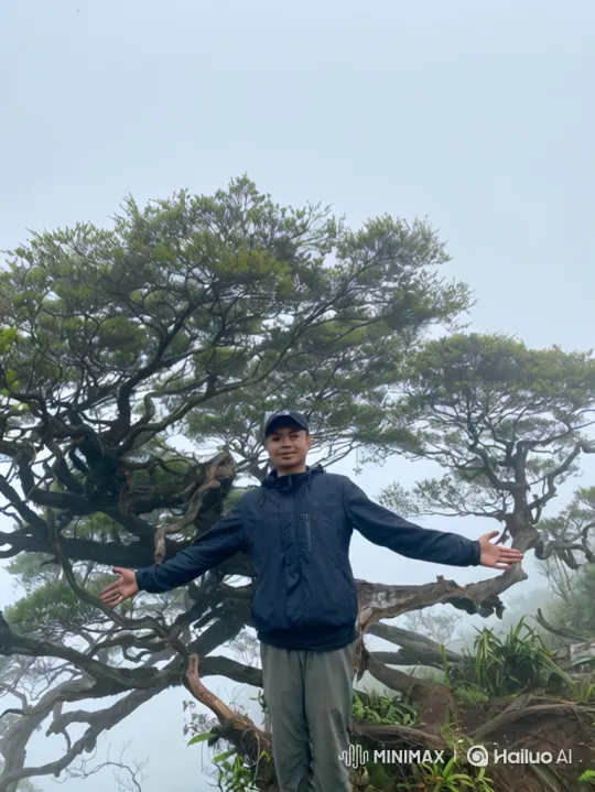 Man Embraces Earth from Mountain to Space – AI Generated Video | Hailuo AI