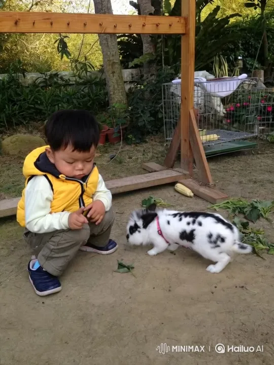 Child Swallowed by Giant Monster Rabbit – AI Generated Video | Hailuo AI