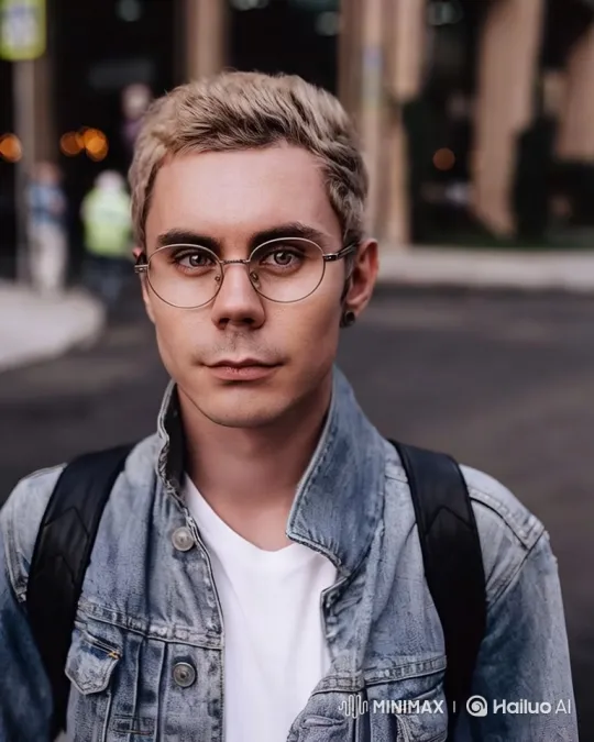 Young Man Pulled into Expanding Black Hole in Urban Setting – AI Generated Video | Hailuo AI