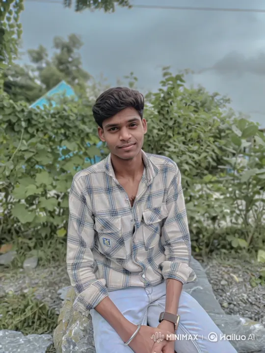 Young Couple Shares Quiet Moment in Golden-Hour Park – AI Generated Video | Hailuo AI