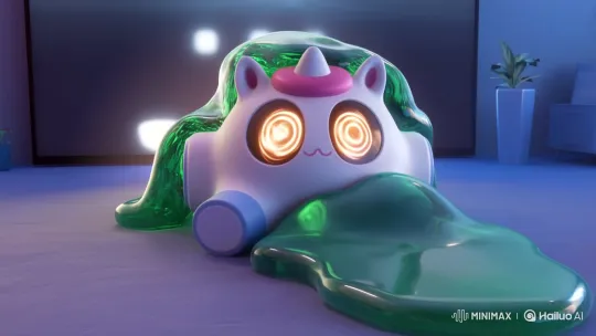 Craftycorn Hypnotized, Absorbed by Slime Cocoon Animation – AI Generated Video | Hailuo AI