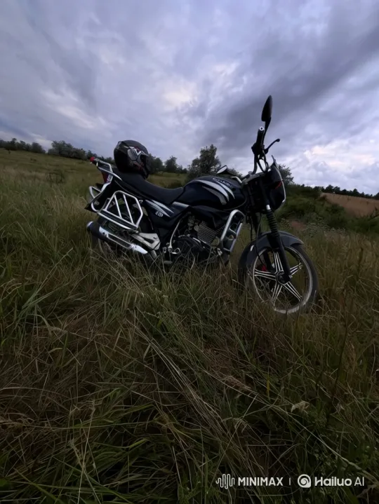 Motorcycle to Earth: Journey from Field to Space – AI Generated Video | Hailuo AI