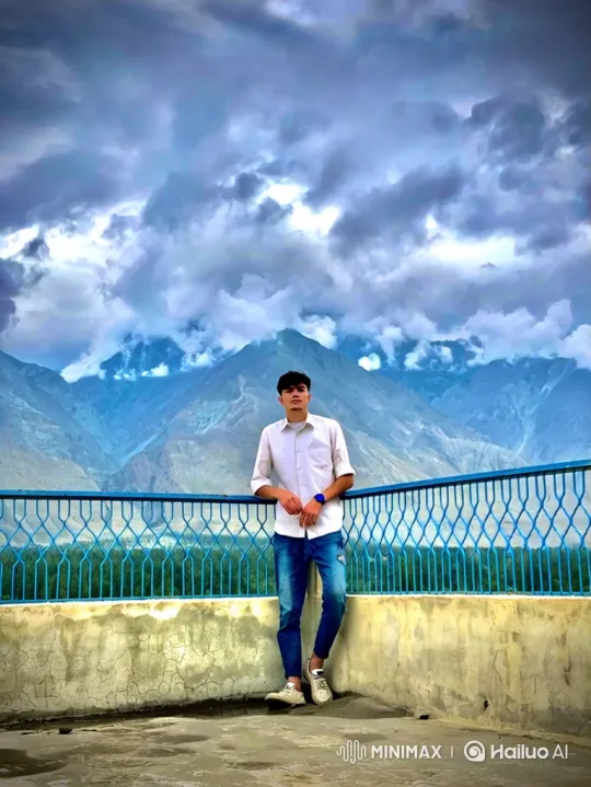 Young Couple Shares Quiet Moment on Mountain Balcony – AI Generated Video | Hailuo AI