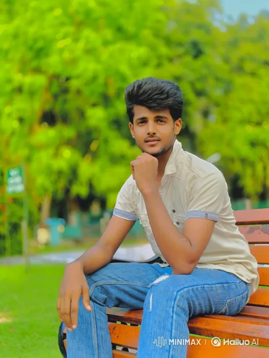 Young Couple's Serene Encounter in an Evening Park – AI Generated Video | Hailuo AI