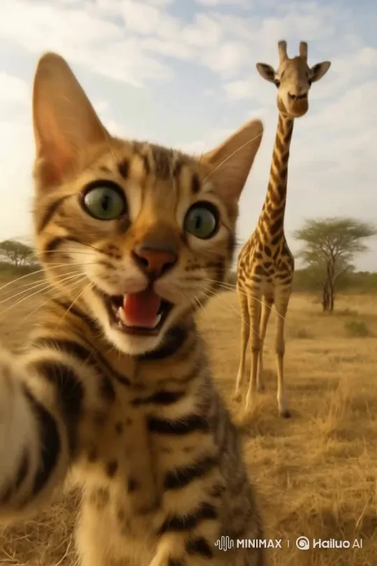 Tigers, Giraffes, Elephants, Leopards – AI Generated Video | Hailuo AI