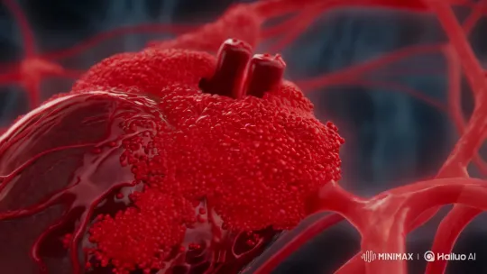 Mesmerizing Journey of Blood Through the Human Circulatory System – AI Generated Video | Hailuo AI