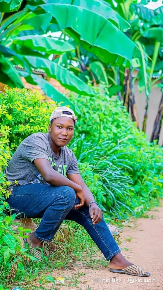 Young Man Greeting Viewers Outdoors – AI Generated Video | Hailuo AI