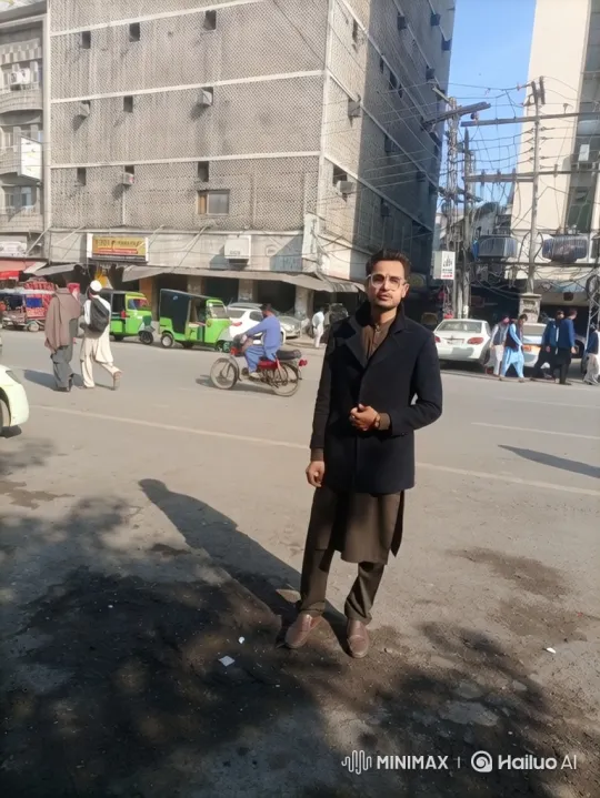 Two Strangers Meet on a Bustling City Street – AI Generated Video | Hailuo AI