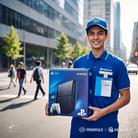 Delivery Man's Journey: From City Street to Earth's Orbit – AI Generated Video | Hailuo AI