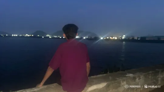 Young Couple Shares Romantic Moment on Dusk-Lit Waterfront – AI Generated Video | Hailuo AI