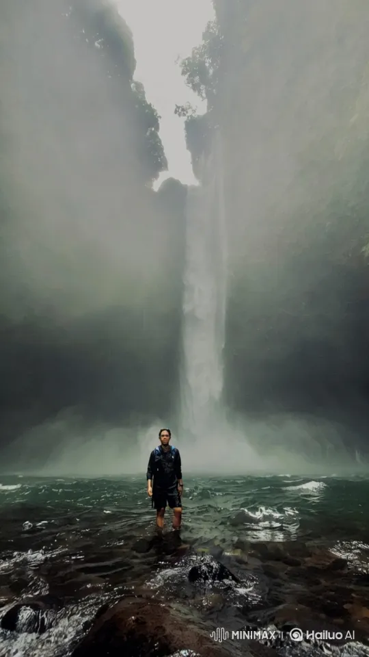 Earth Revealed: From Waterfall to Cosmic Perspective – AI Generated Video | Hailuo AI