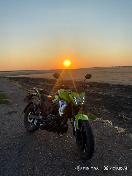 Motorcycle to Earth: A Cinematic Journey from Ground to Cosmos – AI Generated Video | Hailuo AI