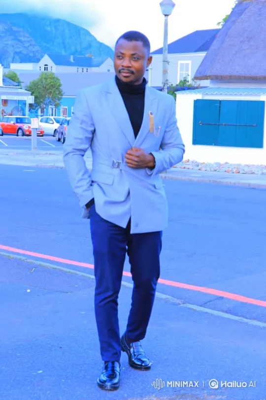 Dapper Man Strolls Through Scenic Town – AI Generated Video | Hailuo AI