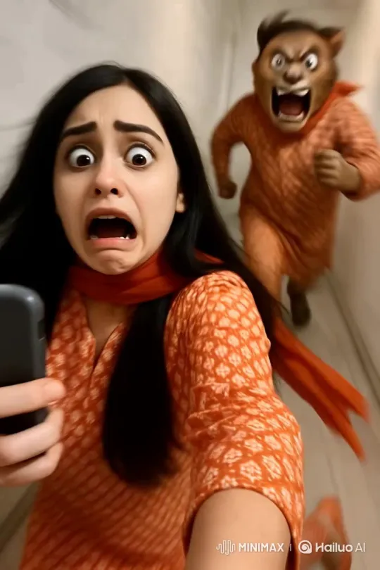 Woman Pursues Runaway Boyfriend – AI Generated Video | Hailuo AI