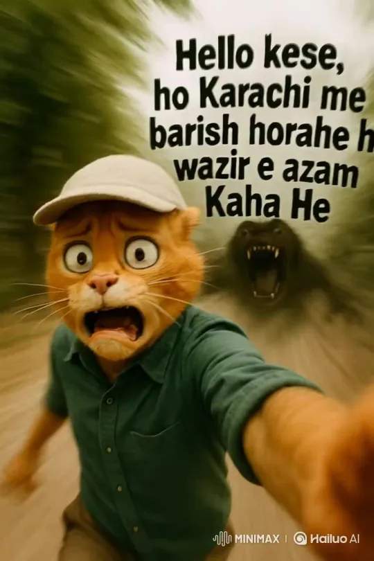 PM in Karachi Amidst Rainfall – AI Generated Video | Hailuo AI
