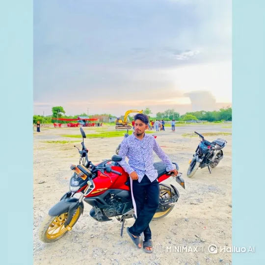 Young Couple Shares a Moment in Golden Hour Park Setting – AI Generated Video | Hailuo AI