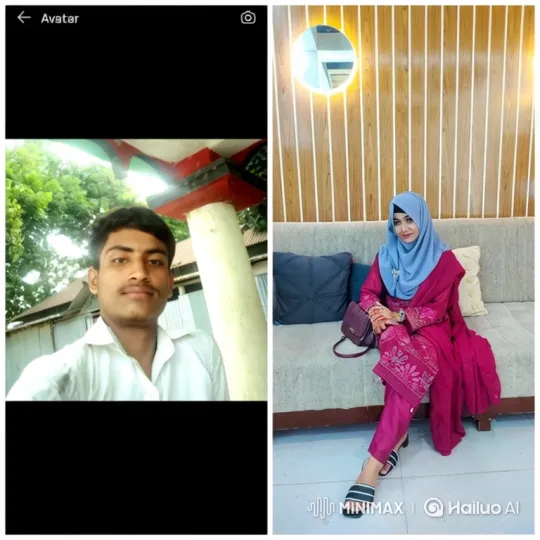 Couple Shares Intimate Moment in Split-Screen Video – AI Generated Video | Hailuo AI