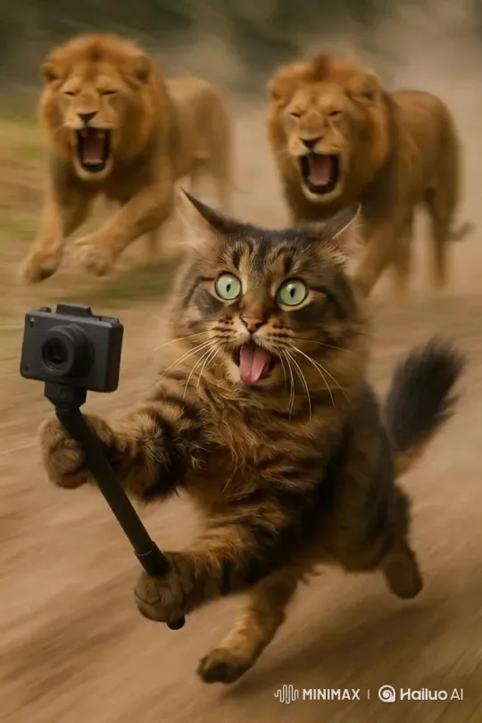 Triple Mention of Lions 🦁 – AI Generated Video | Hailuo AI