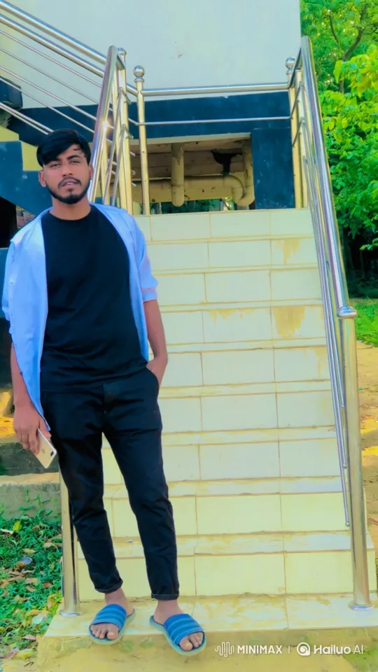 Two Youths Share a Moment in Golden-Hour Park – AI Generated Video | Hailuo AI