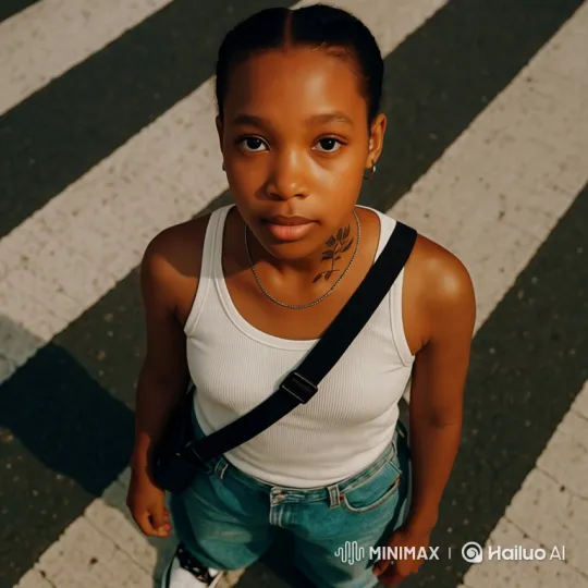 Young Black Woman Prepares to Drive Luxury Sedan – AI Generated Video | Hailuo AI