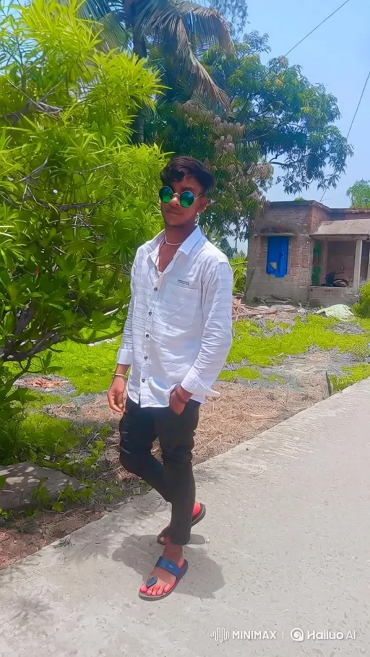 Young Man Rides Horse Alongside Riverbank – AI Generated Video | Hailuo AI