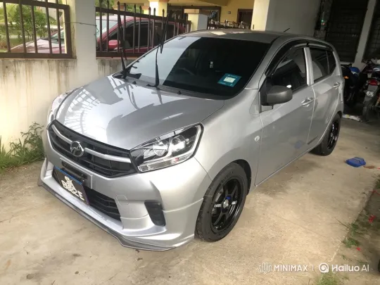 Silver Hatchback Transforms with Air Suspension – AI Generated Video | Hailuo AI