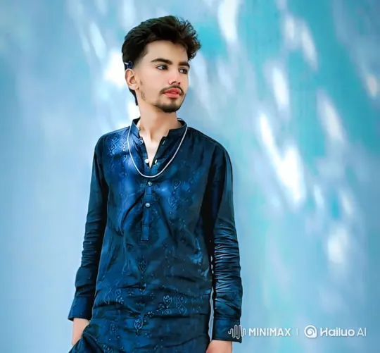 Young Man in Thoughtful Gaze with Soft Lighting – AI Generated Video | Hailuo AI