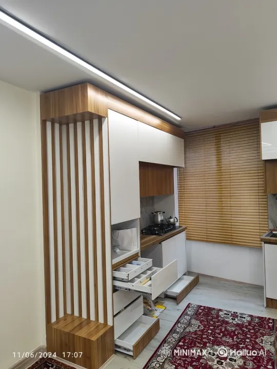 Organized Kitchen drawers Close Gracefully – AI Generated Video | Hailuo AI
