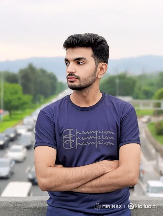 Young Couple Shares Quiet Moment on Overpass – AI Generated Video | Hailuo AI