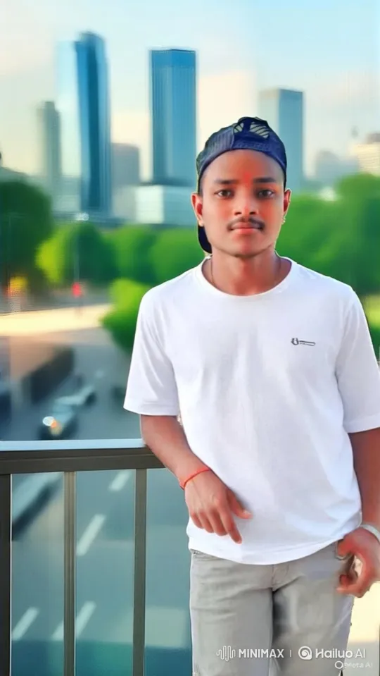 Young Couple Sharing a Moment on a High-Rise Balcony – AI Generated Video | Hailuo AI