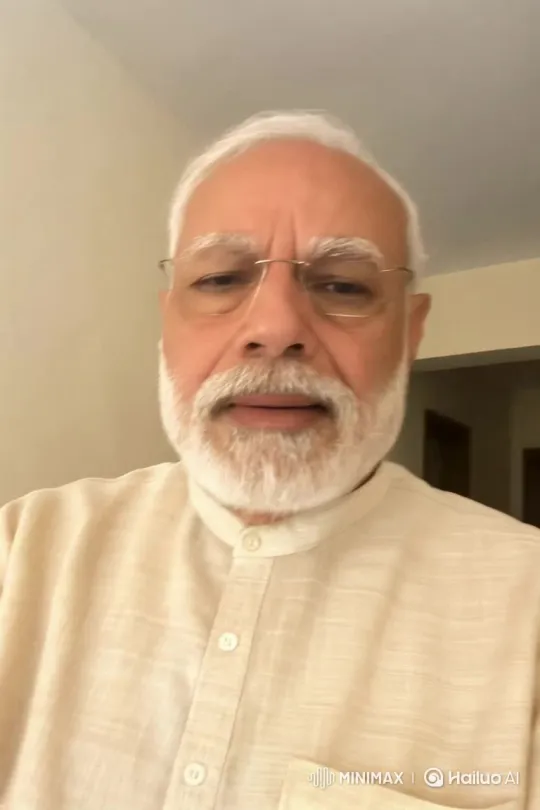 Indian Citizen Desires Selfie with Modi – AI Generated Video | Hailuo AI