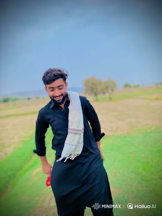 Young Couple Shares Moment of Affection in Golden Hour Field – AI Generated Video | Hailuo AI